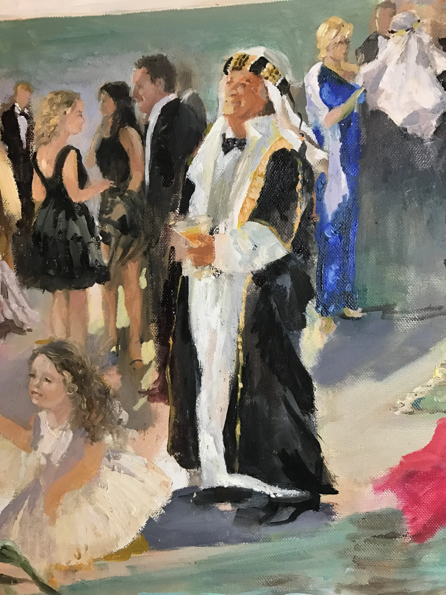 Live event painting by Violetta Chandler — work 30