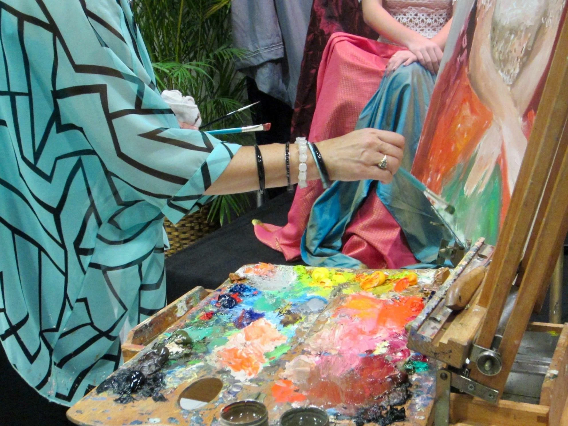 Live event painting by Violetta Chandler — work 06