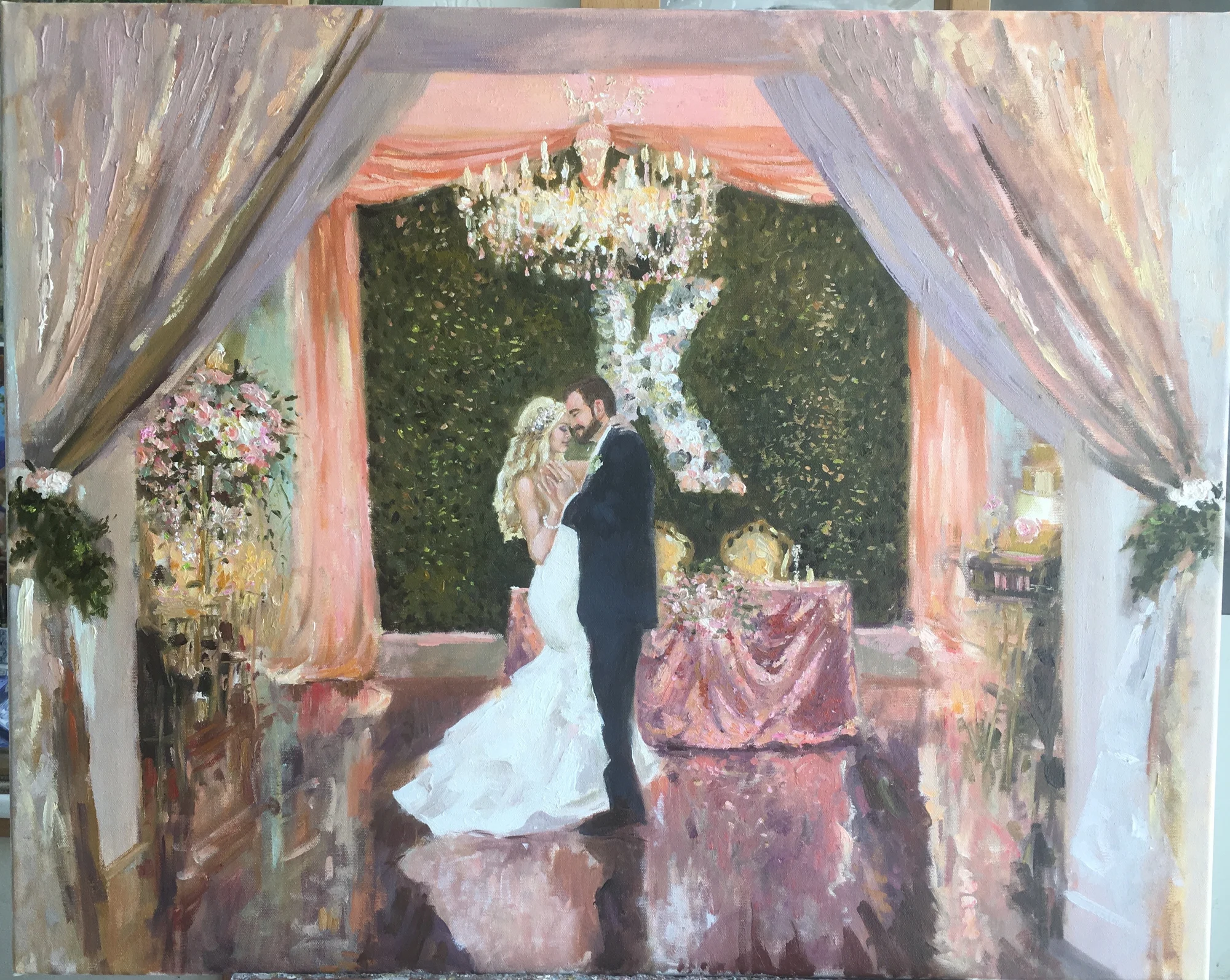 Live event painting by Violetta Chandler — work 16