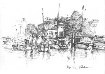 Pen & ink by Violetta Chandler — work 09