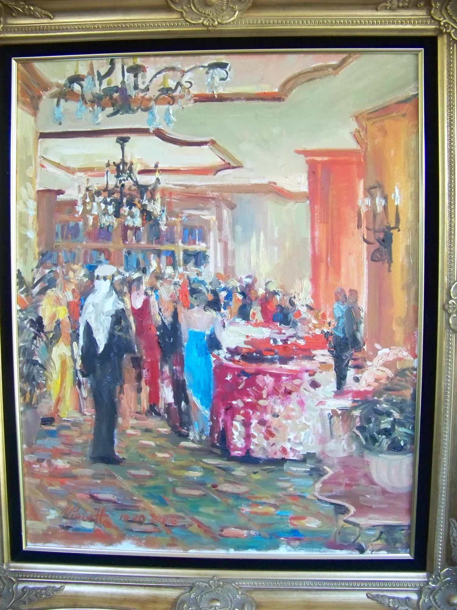 Live event painting by Violetta Chandler — work 25