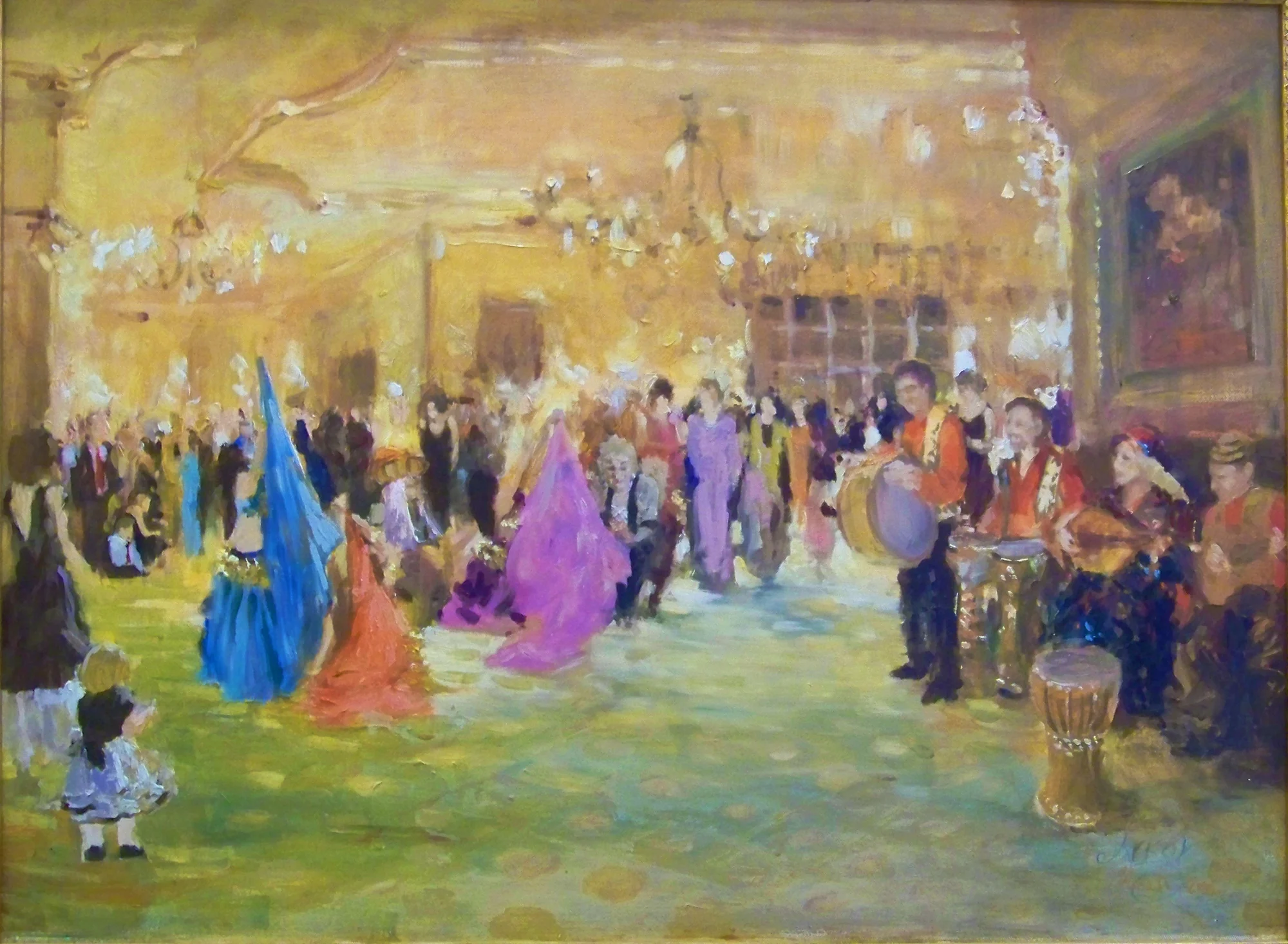 Live event painting by Violetta Chandler — work 18
