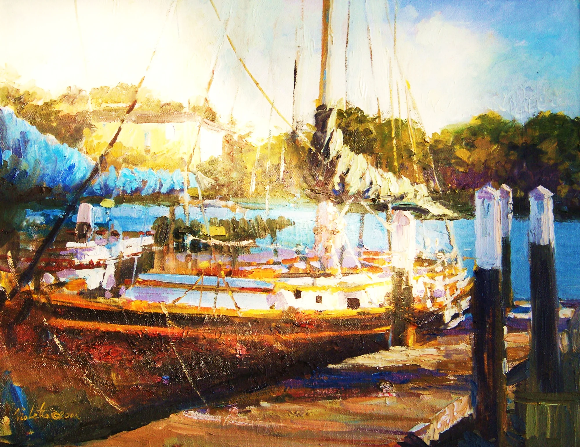 Oil paintings by Violetta Chandler — work 49
