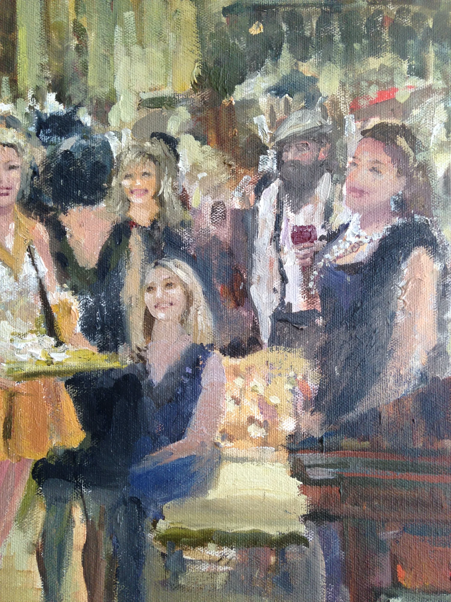 Live event painting by Violetta Chandler — work 04
