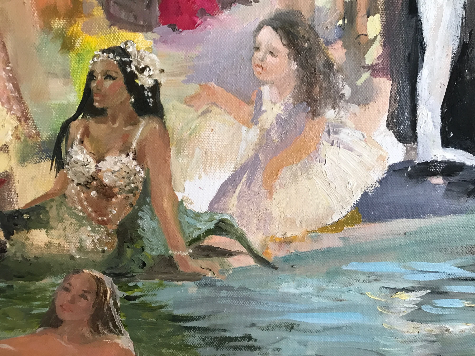 Live event painting by Violetta Chandler — work 27
