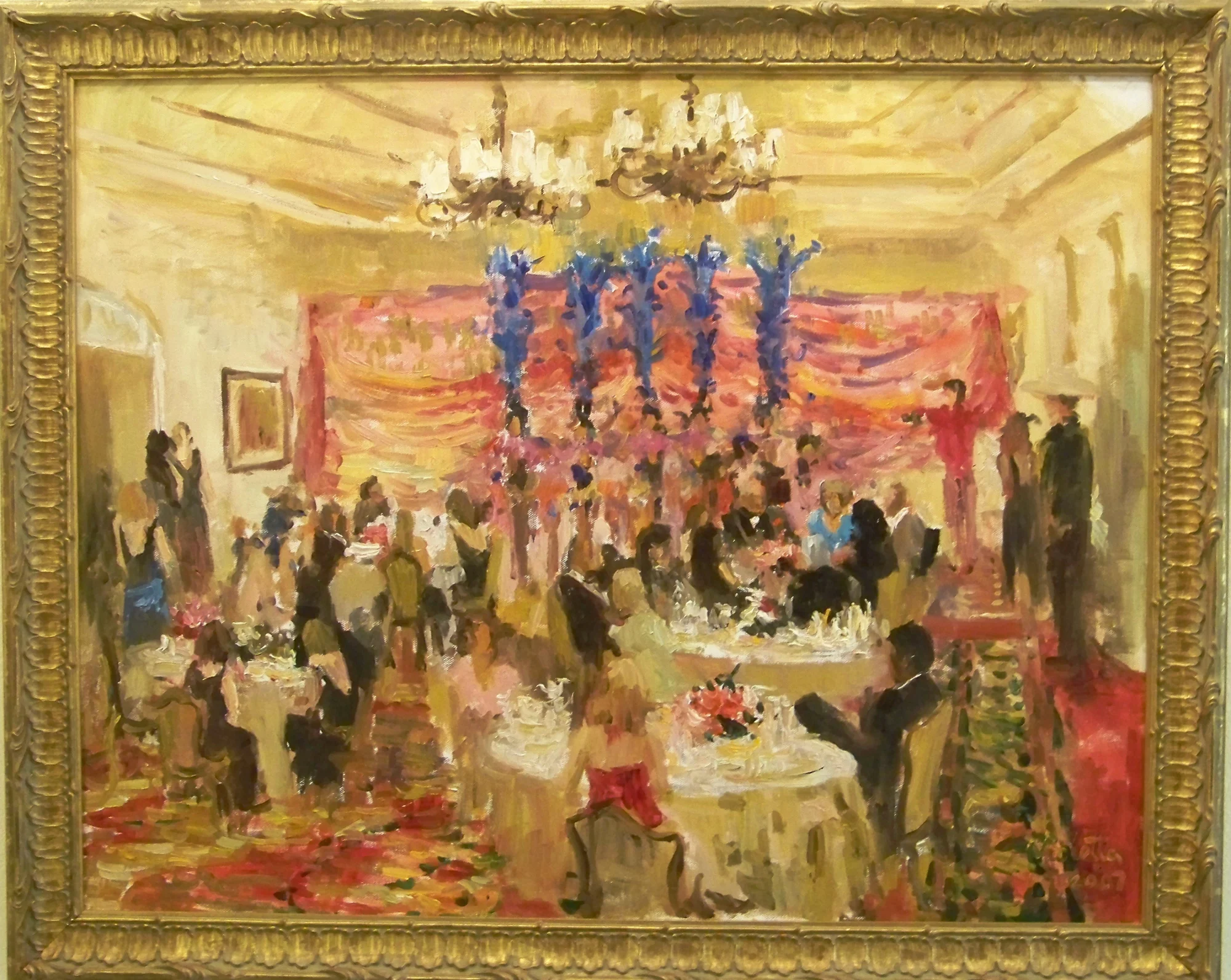 Live event painting by Violetta Chandler — work 19