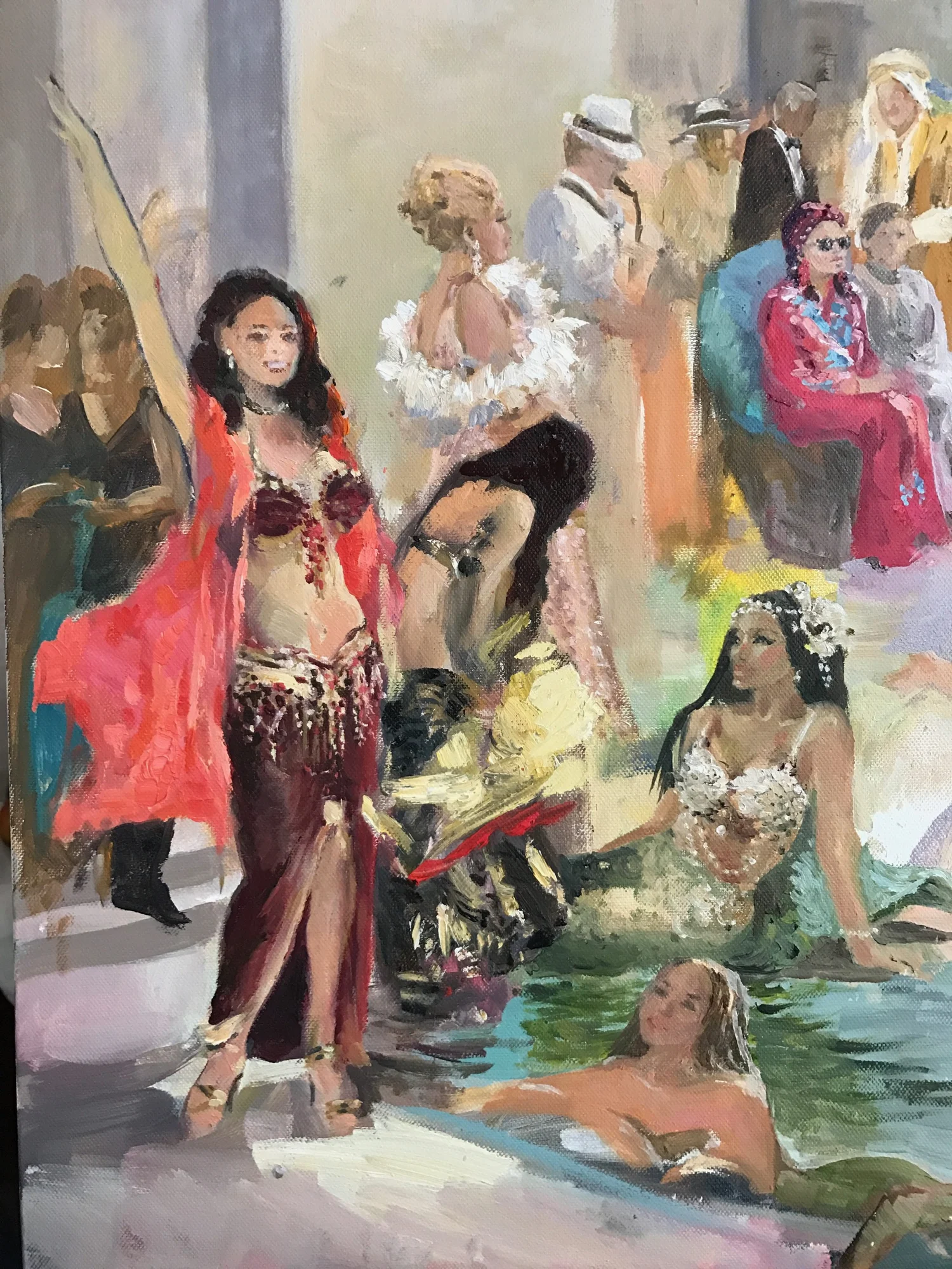 Live event painting by Violetta Chandler — work 28