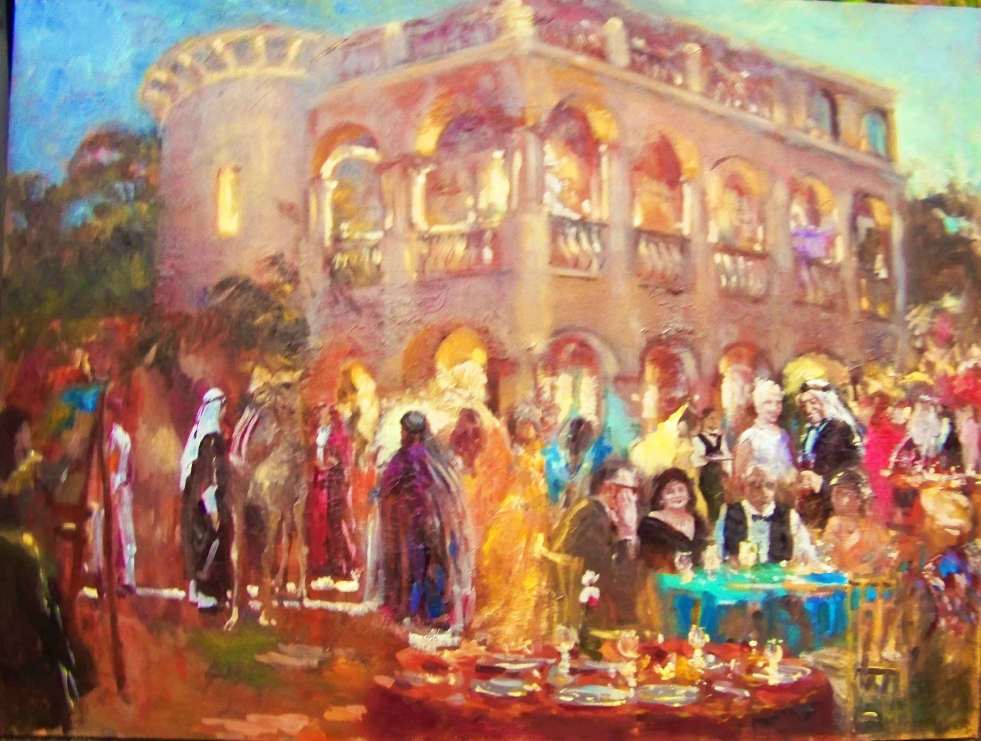 Live event painting by Violetta Chandler — work 24
