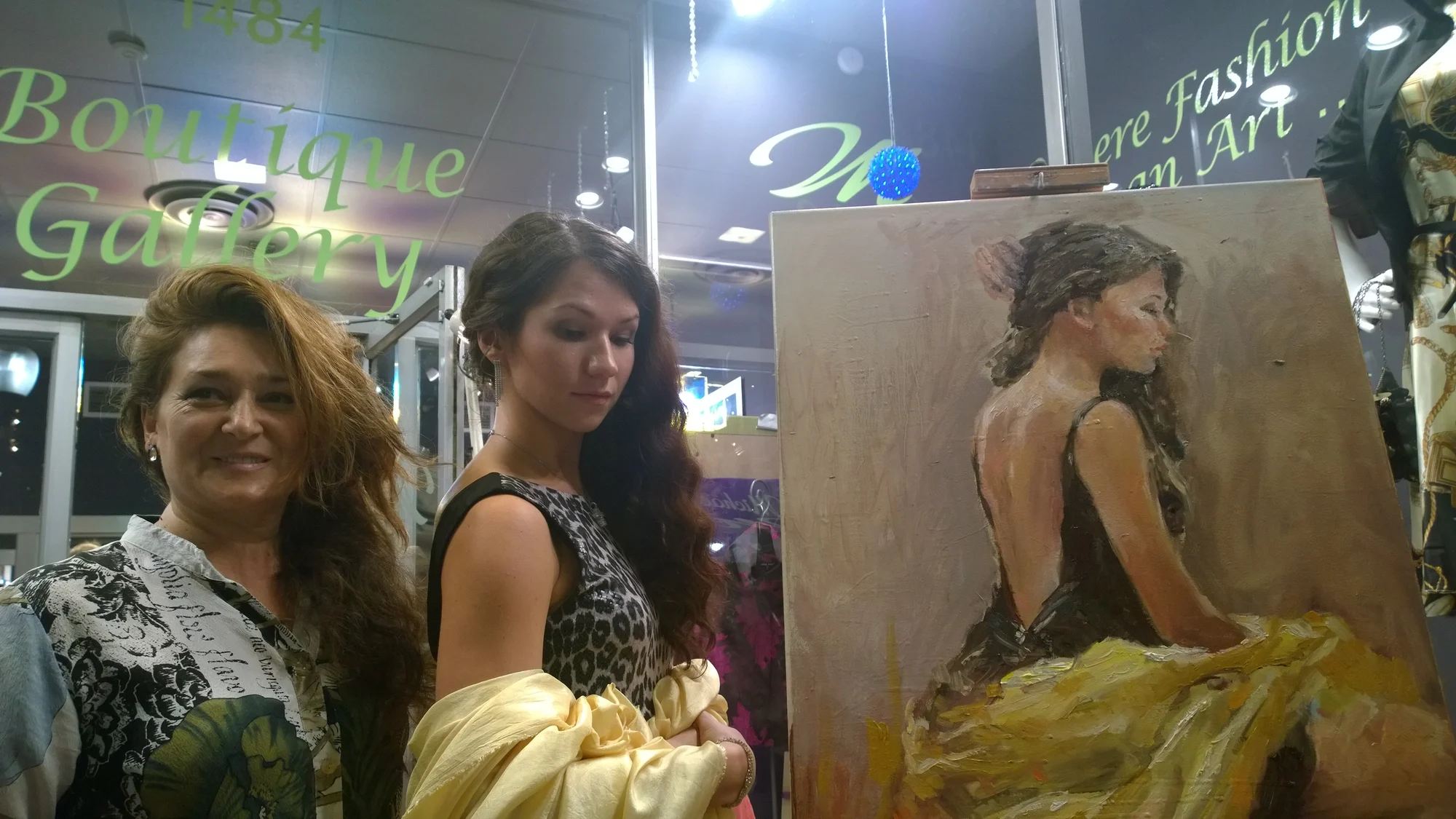 Live event painting by Violetta Chandler — work 12