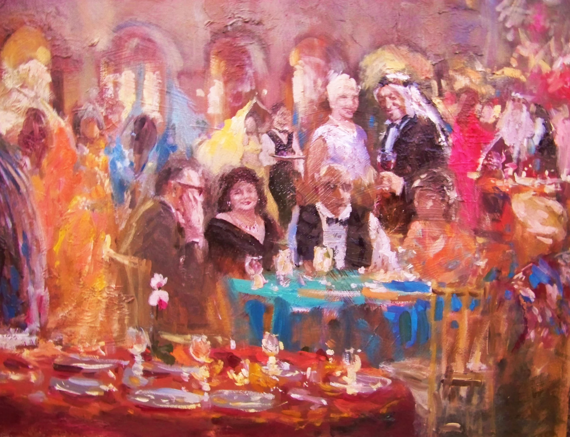 Live event painting by Violetta Chandler — work 21