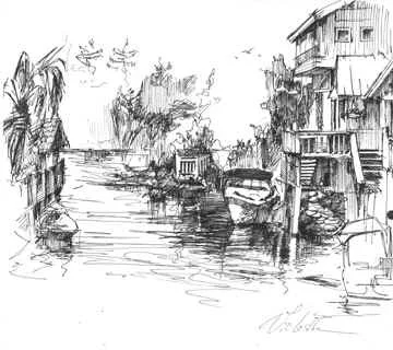 Pen & ink by Violetta Chandler — work 03