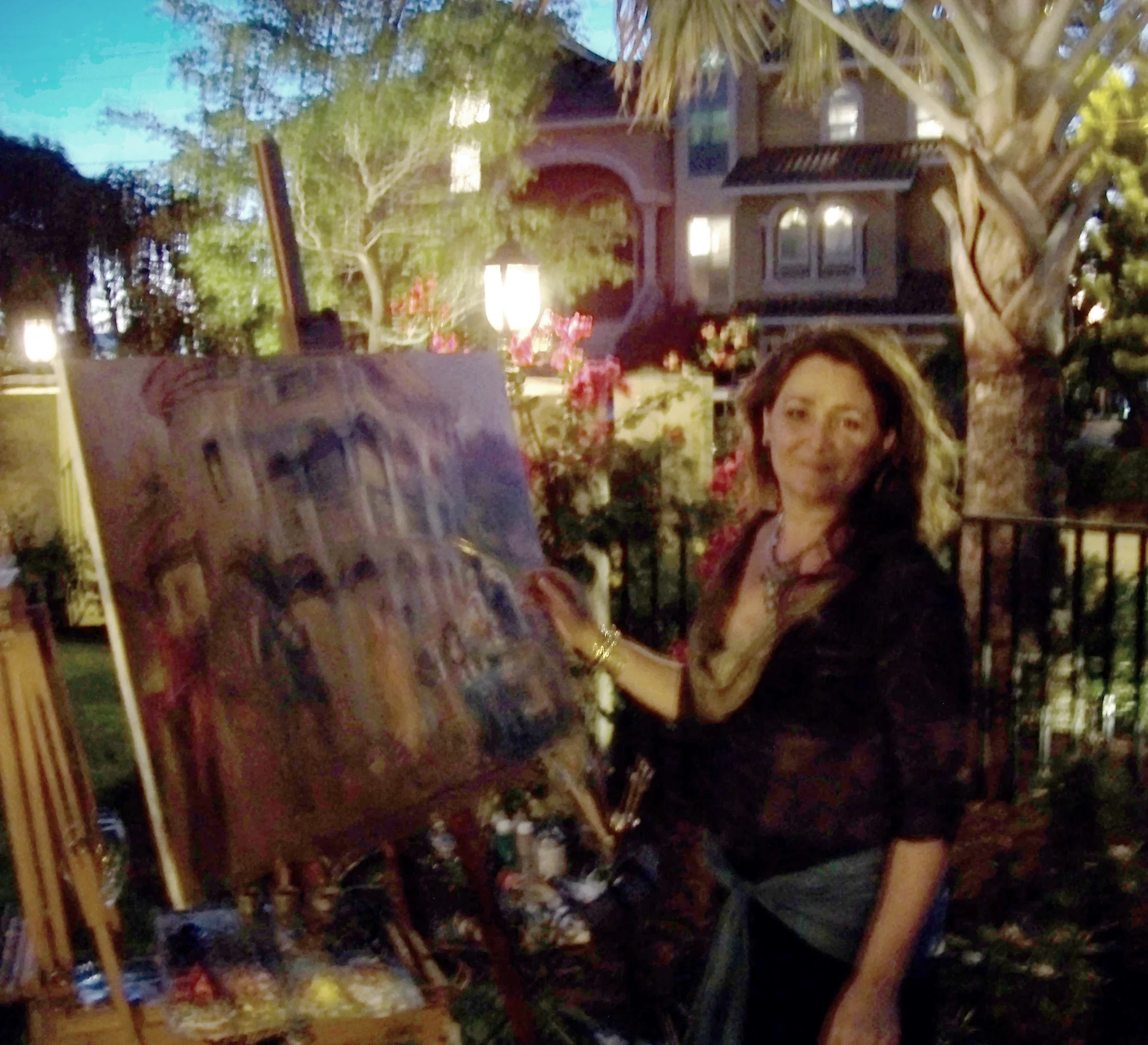 Live event painting by Violetta Chandler — work 22